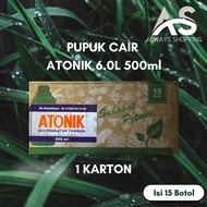 [A1] 1 Karton Pupuk Atonik 6,0L Kemasan 500ml Isi 15 Botol ZPT Zat Pengatur Tumbuh Tanaman