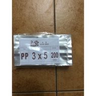 3 x 5 PP Plastic Bag/Plastik Beg PP Bungkus Kilat 200g