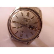 Seiko 5 Automatic Round Silver Watch