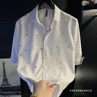 Spring and summer short-sleeved shirt men's Gypsy, 2026 new fashion and leisure trend five-point ruf