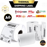A6 Thermal Printer Label Sticker Courier Bag Shipping Air Waybill Consignment Note Paper Barcode A6