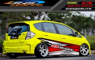 (PROMO DISKON) STIKER BODY LIST MOBIL HONDA JAZZ AYLA AGYA DLL / VARIASI DECAL STIKER MOBIL AVANZA X