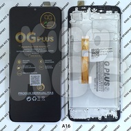OG PLUS LCD TOUCHSCREEN + FRAME OPPO A16 BLACK lcd oppo a16