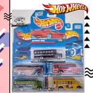 Hot Wheels High School Bus Surf up Police Police Surfin Bus School Bus hotwheels kids Big car AIN'T 