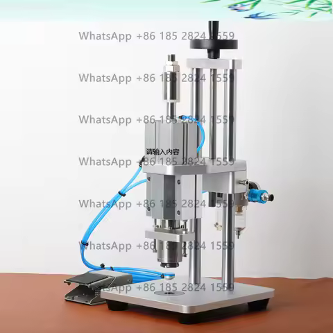 13x13mm 15x15mm 20x20mm Fully automatic Perfume glass bottle aluminum-plastic cap sealing machine