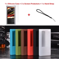 Soft Silicone Case For Sony Walkman NW-ZX300 ZX300 ZX300A Full Protective Skin Case Screen Protector Hand Strap