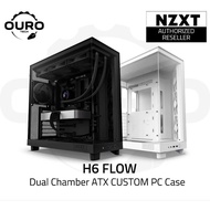 NZXT H6 FLOW COMPACT DUAL CHAMBER ATX CUSTOM PC CASE | CASING | MID TOWER | READY STOCK