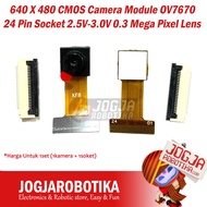 640 X 480 CMOS Camera Module OV7670 24 Pin Socket 2.5V3.0V 0.3Mp