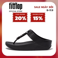 Dép Xỏ Ngón Nữ FitFlop HALO - Black - HM8-001