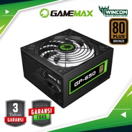 GAMEMAX PSU 650W GP-650 80+ Bronze power supply with official warranty