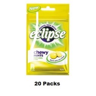 20 Packs Eclipse Chewy Mints Lemon Mint Flavour