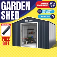 Ready Stock Outdoor Metal Shed Garden Storage Backyard Storage large setor laman Besar outdoor Garde