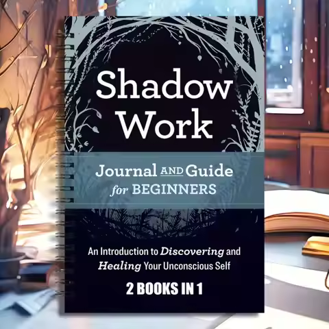 Flexible Shadow Work Journal and Guide 10 Minutes a Day Self-understanding Daily Practice Book Self-