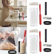 Shwnee Sourdough Starter Glass Jar Set Sourdough Starter Container with