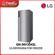 LG FREEZER 170LITER GN-INV304SL / GN INV304SL 6 Rak Inverter
