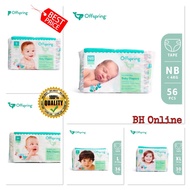 Offspring Fashion Chlorine - Free Baby Diapers Tape - NB56, S48, M42, L36, XL30  ( Design randomly )