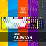 Nubwo X33 ALISTAR Gaming Keyborad, 2 years center
