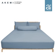 ai by AKEMI Colourkissed Collection Fitted Sheet Set | 100% MicroXT 700TC (Super Single)