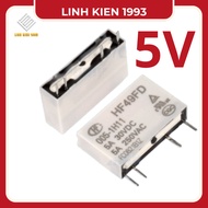HF49FD 005 1H11 relay 5vdc 5a 4 Pins White relay module