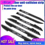 [Real carbon fiber] 6pcs Car Door Guard rearview mirror Protector Cover For Audi RS SLINE A3 A4 A5 A