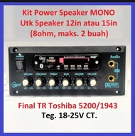 KIT POWER SPEAKER AKTIF MONO, BLOETUTH, ECHO