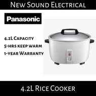 Panasonic SR-GA421WSH Commercial Rice Cooker (White) | 1-year Local Warranty