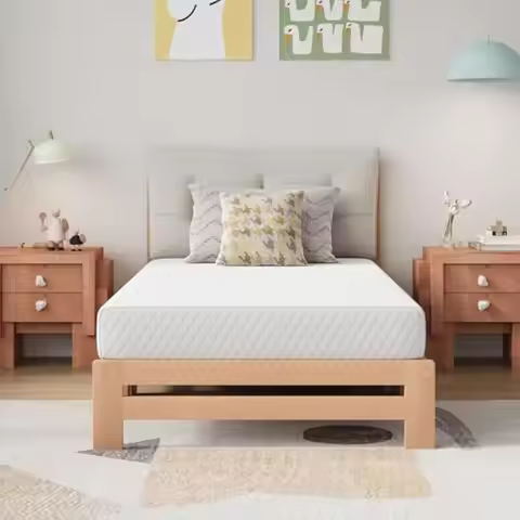 8 Inch Twin Size Mattress, Memory Foam Mattress for Pressure Relief & Comfort Sleep, Removable Washa