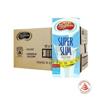 Magnolia Uht Milk Super Slim, 1L X 12