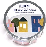 HousesSAIENTR-4015 Japanese Washi Masking Tape, Made in Japan, 0.8 inches (20 mm) x 16.4 ft (5 m)