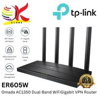 TP-LINK ER605W OMADA AC1300 DUAL-BAND WIFI GIGABIT VPN ROUTER WITH 5 GIGABIT ETHERNET PORTS & HIGH-S
