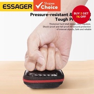 Trendy New Essager Mini Portable Earphone Bag Headphone USB Cable Case Storage Box Wallet Carrying P