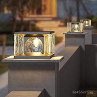 Solar Pillar Light Outdoor Garden Light Waterproof Villa Gate Pillar Light Fence Gate Pillar Light Y