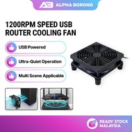 Alpha Borong Modem Fan Router Set-top Box Cooling Fan TV Box Cooler Desktop Computer USB Fan Kipas R
