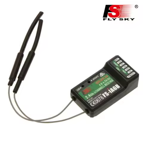 FLYSKY IA6B 2.4G 6CH PPM Output with IBus Port Receiver for FLYSKY FS-i6 FS-i10 I6X I6S Transmitter 