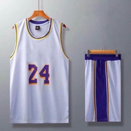 No. #24 throwback Basketball jersey sets Kids jerseys Men Sports Fitness Basketball Vest Suit Outdoo