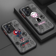 Spiderman Miles Spider Gwen Marvel Matte Phone Case For VIVO V25 E V23 E V21 E V20 V19 V17 V15 V11 I V5 S15 S10E  S12 Y73 Y70 S7 S1 Z3 I X9 T1 Plus Pro IQOO 7 5 Z1X NEO 5 3 5G