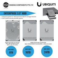 8TB / 16TB / 24TB Ubiquiti UniFi Enterprise-Grade 3.5" HDD 8TB /16TB / 24TB 7200 RPM,SATA 6 Gb/s - U