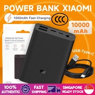 CCC Xiaomi Power Bank 3 Ultra Compact / Portable / Compact Charging 10000mAh Air Travel Safe Powerba