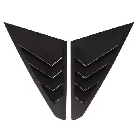 Rear Side Window Louvers, Scoop Louvers Cover Blinds For MG 5 MG5 2021 Car Exterior Accessories