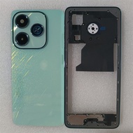 For Infinix Hot 40i X6528 X6528B Phone Housing Middle Frame+Battery Back Cover Case Panel With Camer