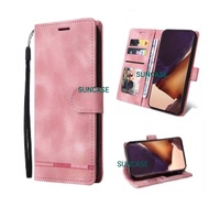 Casing OPPO A15 model Baru flip buka tutup case kulit ada tempat foto dan kartu juga tali hp flip cover new colour