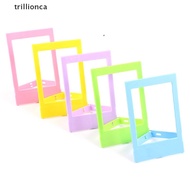 trillionca 5Pcs 3" Desk Photo Frame Picture Frames for Fujifilm Instax Mini Colorful DIY Photo Frame Fridge Refrigerator Picture Frame SG