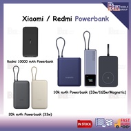 Xiaomi Powerbank  / 33W Powerbank /  Redmi Powerbank | 10000mAh / 20000mAh | Original Set from Malay