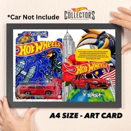 ✻Hotwheels A4 size Poster frame - proton saga burung edition☛