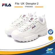 FILA รองเท้าผ้าใบ รองเท้าแฟชั่น รองเท้า Fila UX Disruptor 2 1FM00863 | 1FM00865 | 1FM00864 WHT [สีขาว มี 3 รุ่น] (2990)