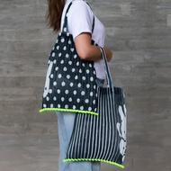 【Pinkoi x Miffy】前後印花皺摺網袋 3色入【限定發售】