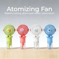 GearInk Spray Fan Cute Image Mini Fan Air Cooler Fan USB Rechargeable Fan Small Fan Spray Humidifier