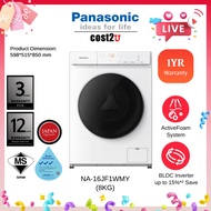 [𝐋𝐈𝐕𝐄] Panasonic 8KG Inverter Front Load Washer | NA-16JF1WMY NA16JF1WMY (Mesin Cuci Washing Machine