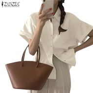 CELMIA ZENZEA Women Short Sleeve Shirt Lapel Collar Elegant Casual Office Blouse Plus Size Tops