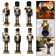 [Perfk1] Christmas Nutcracker Figurine Christmas Decoration for Bedroom Fireplace